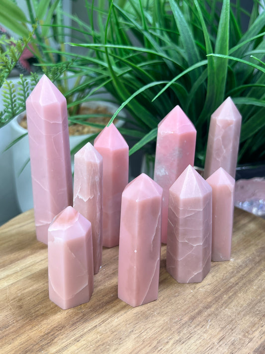 Pink opal towers