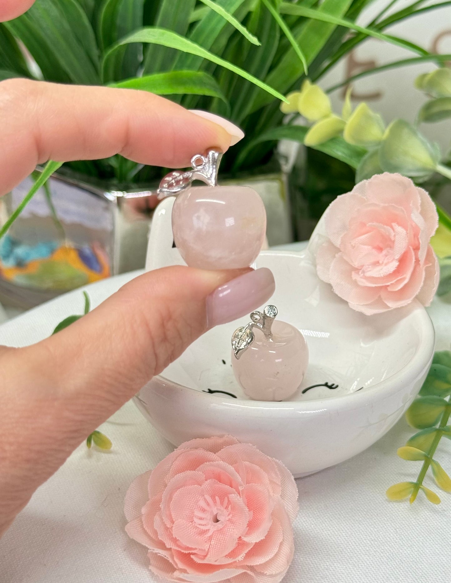 Mini rose Quartz Apple