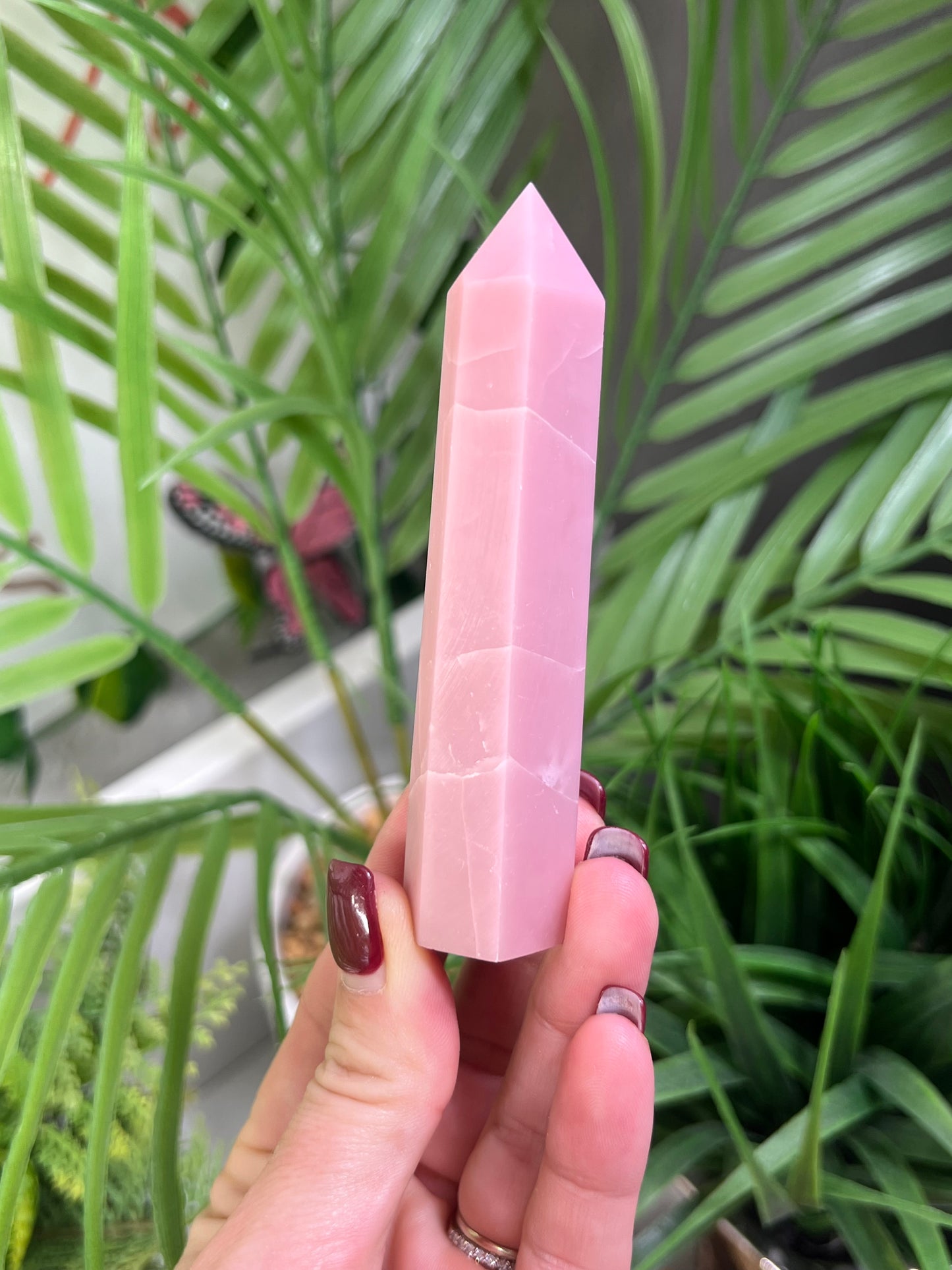 Pink opal towers