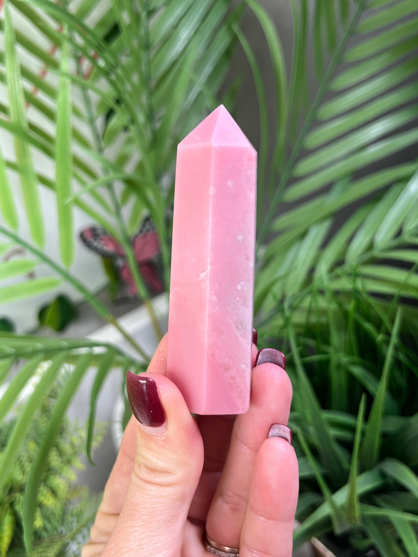 Pink opal towers