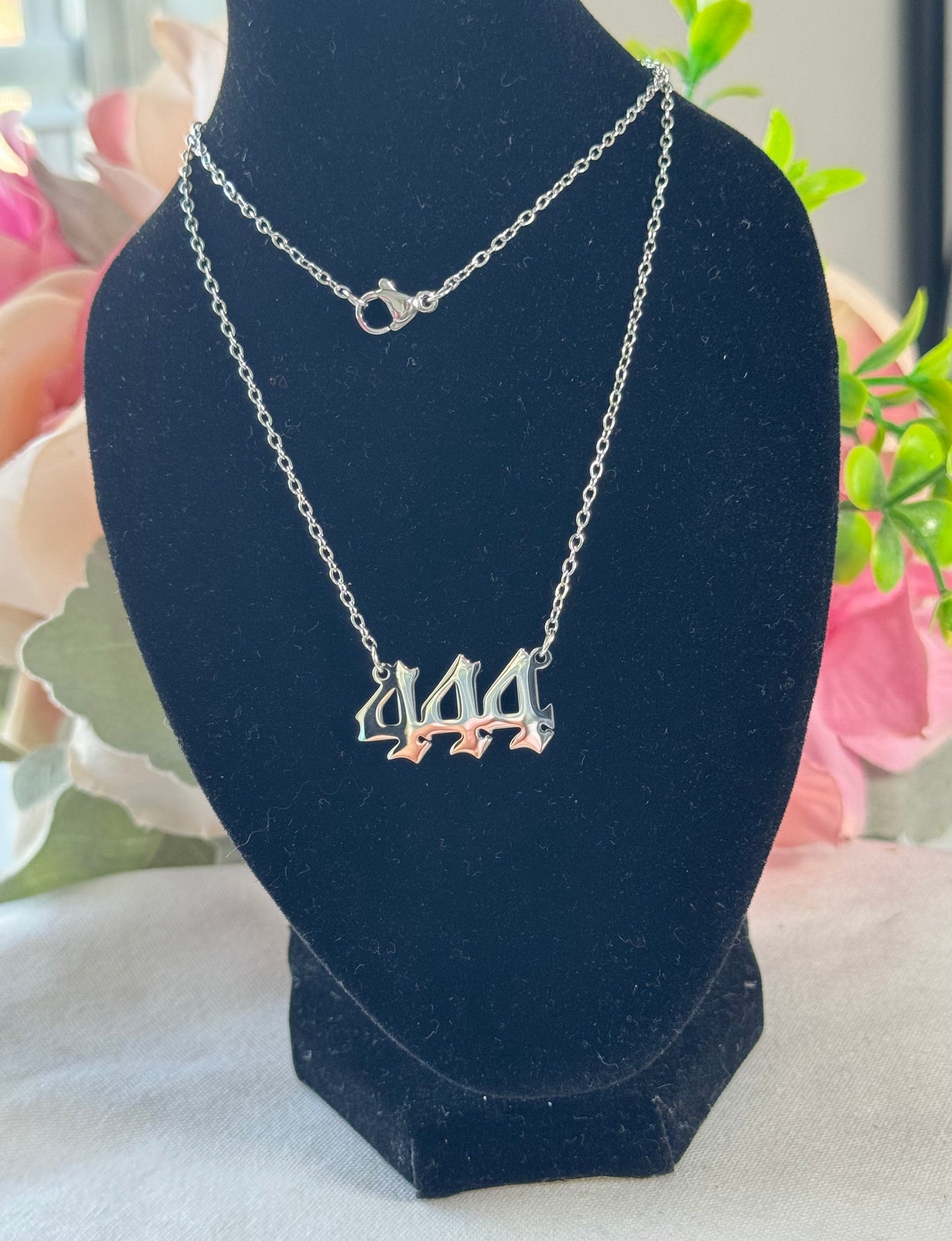 Angel number necklace. Stainless steel with 18.5” chain. Please select the number you’d like from options