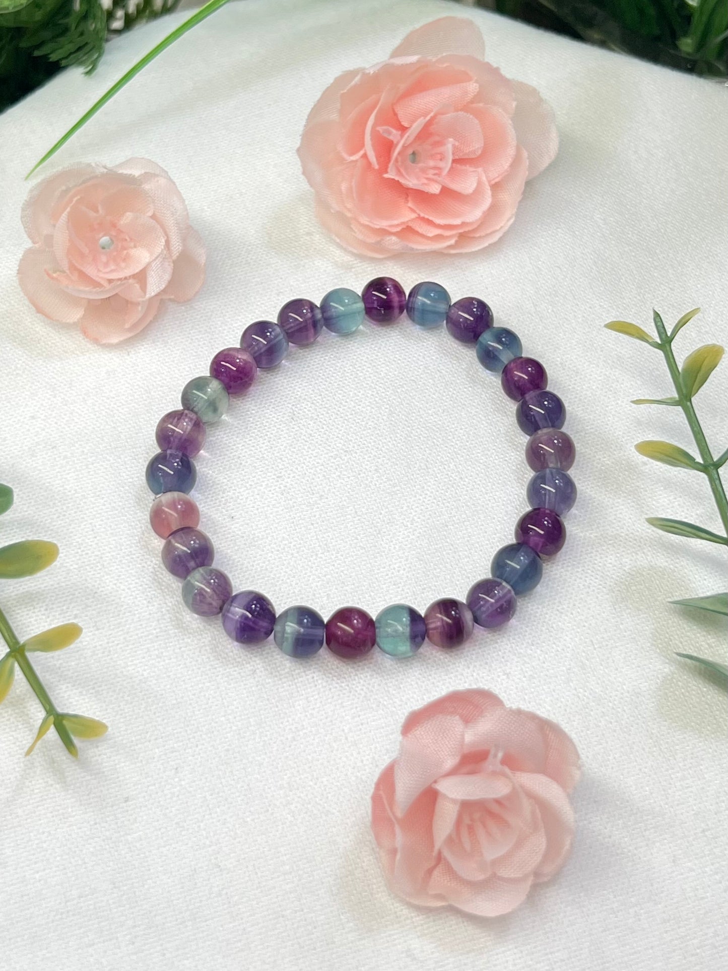 “Unicorn” fluorite bracelet