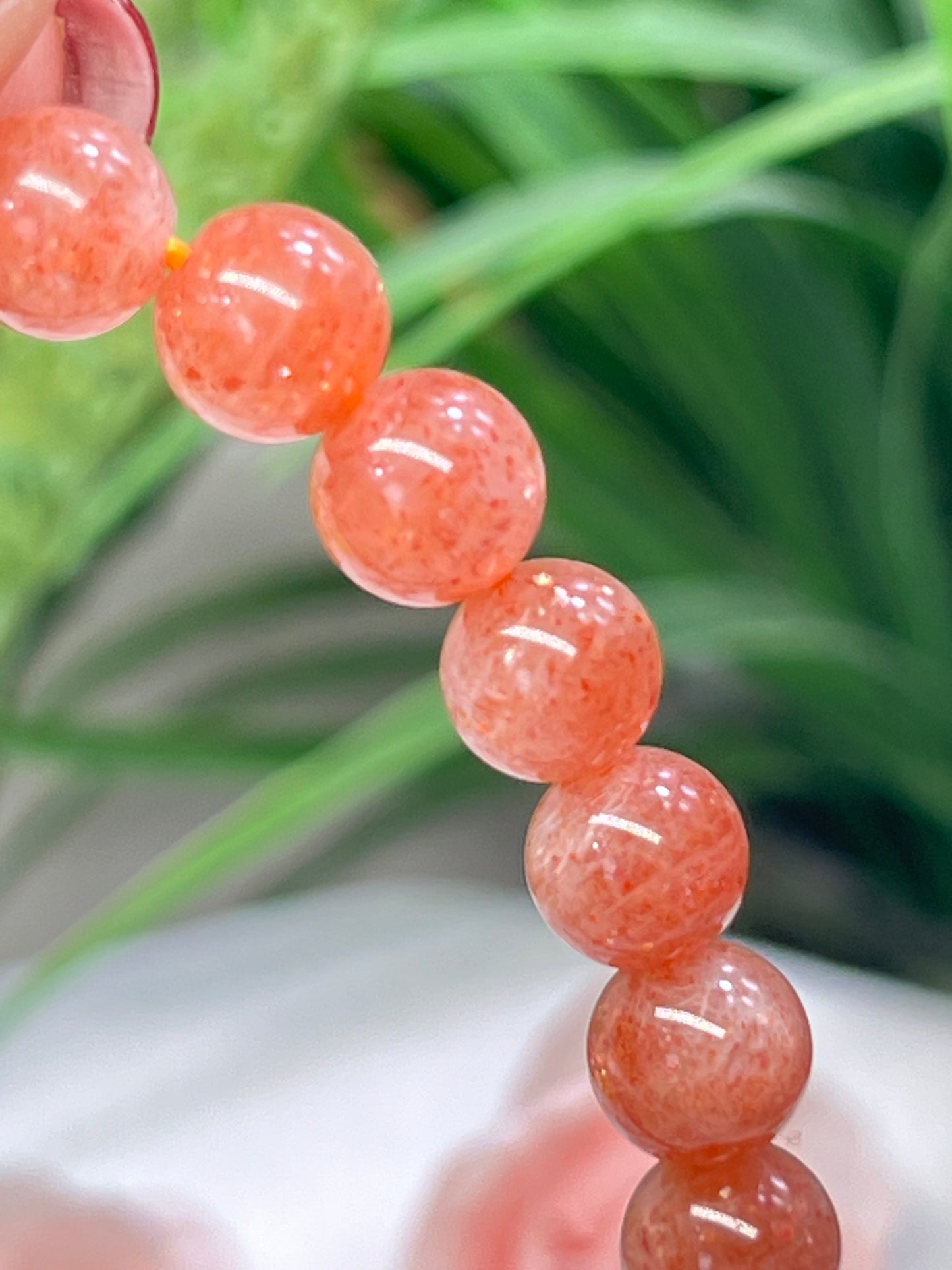 HQ sunstone bracelet 8mm beads