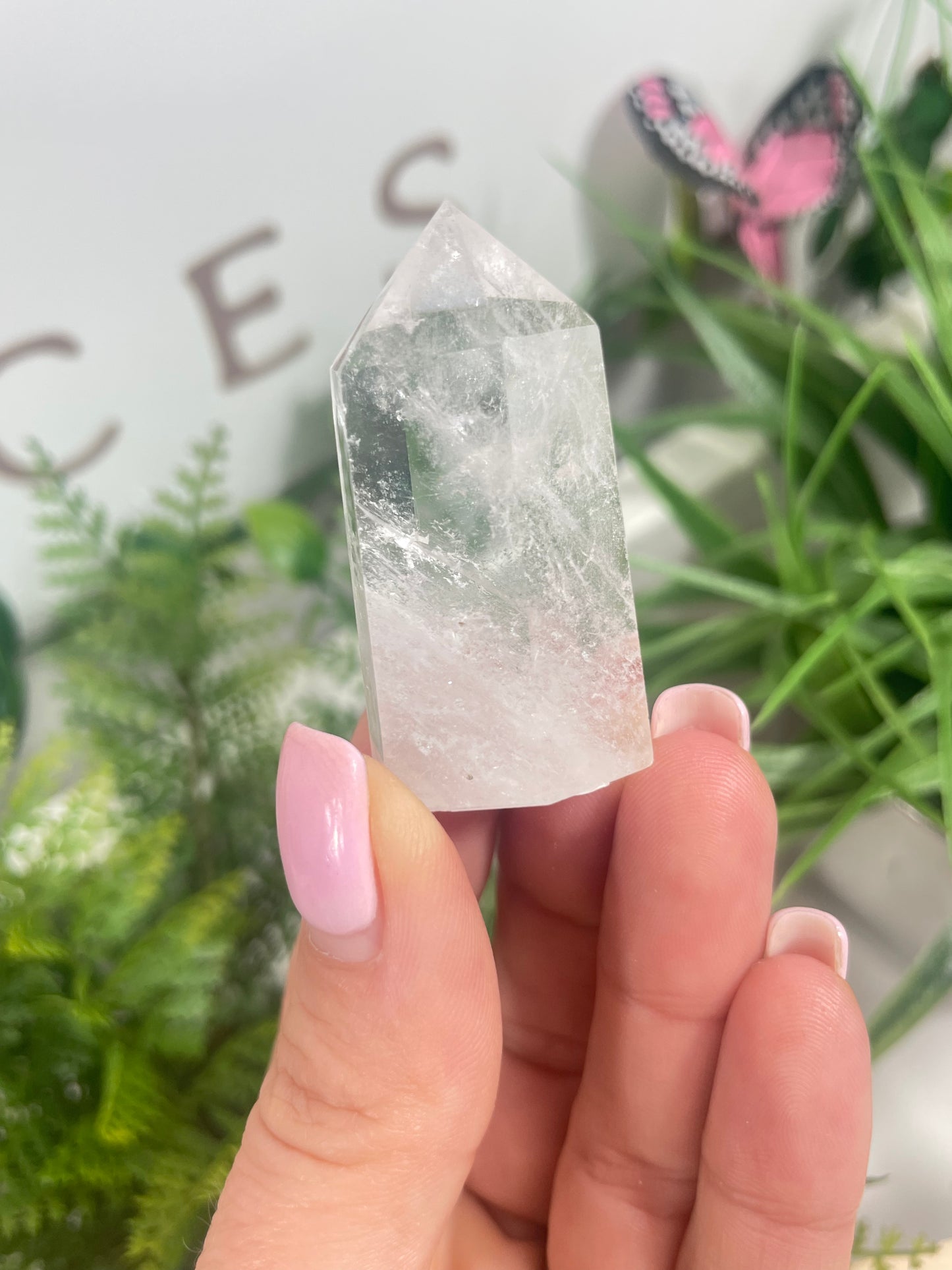 Small clear Quartz towers