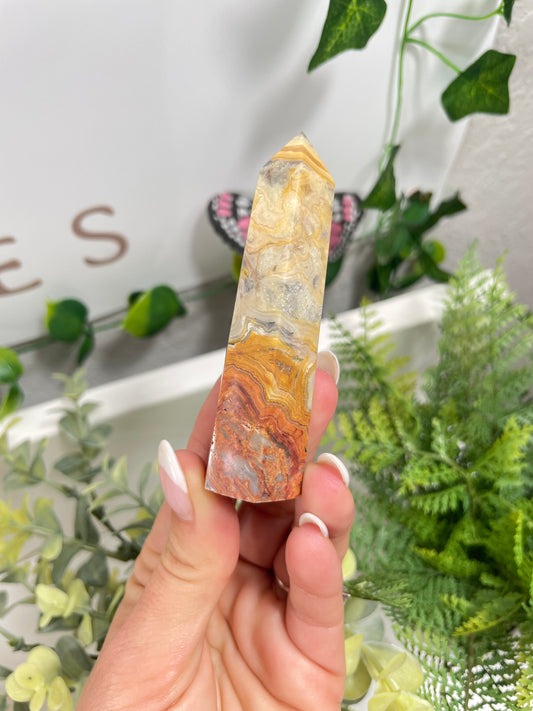 Crazy lace agate towers