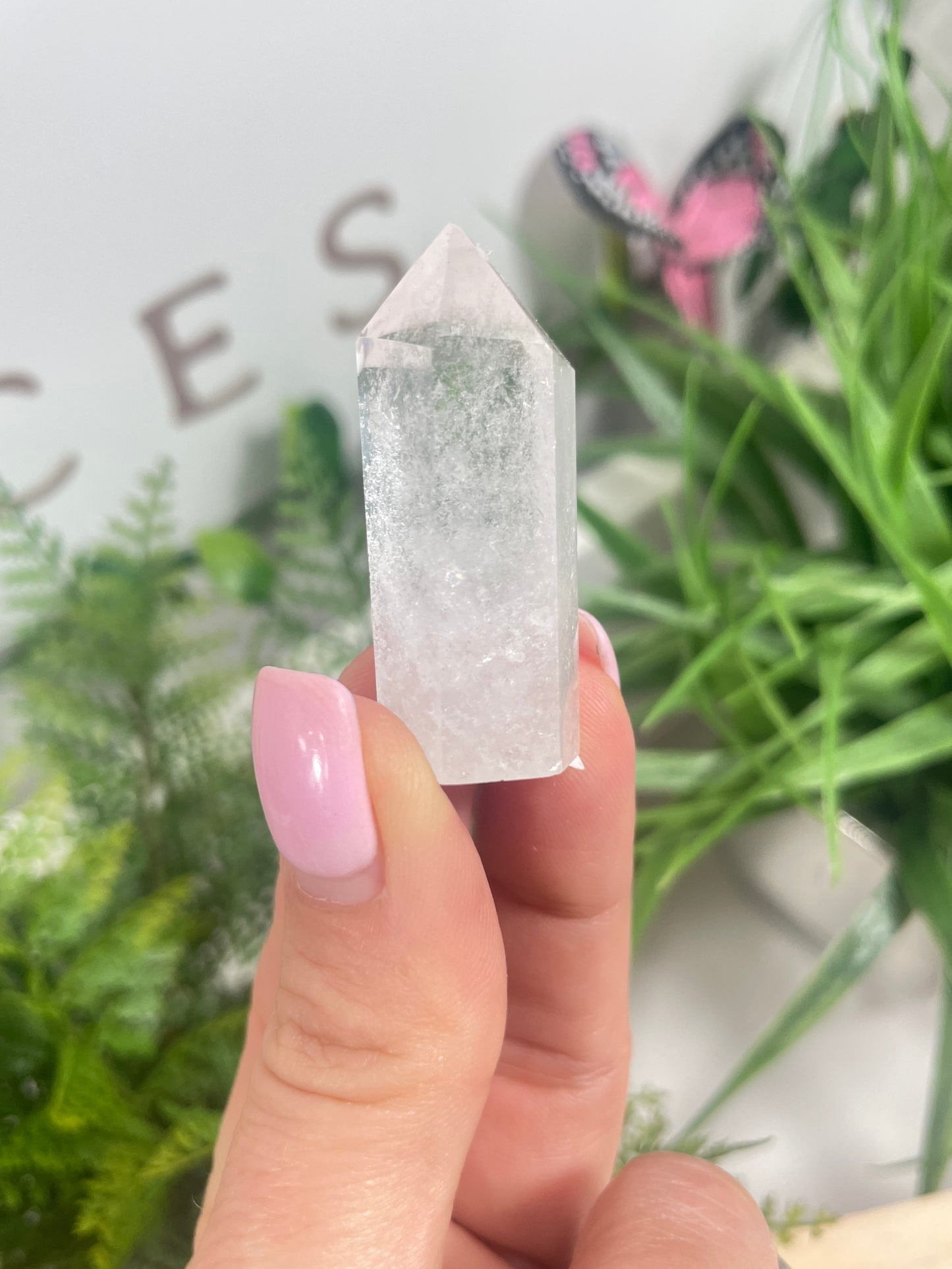 Small clear Quartz towers