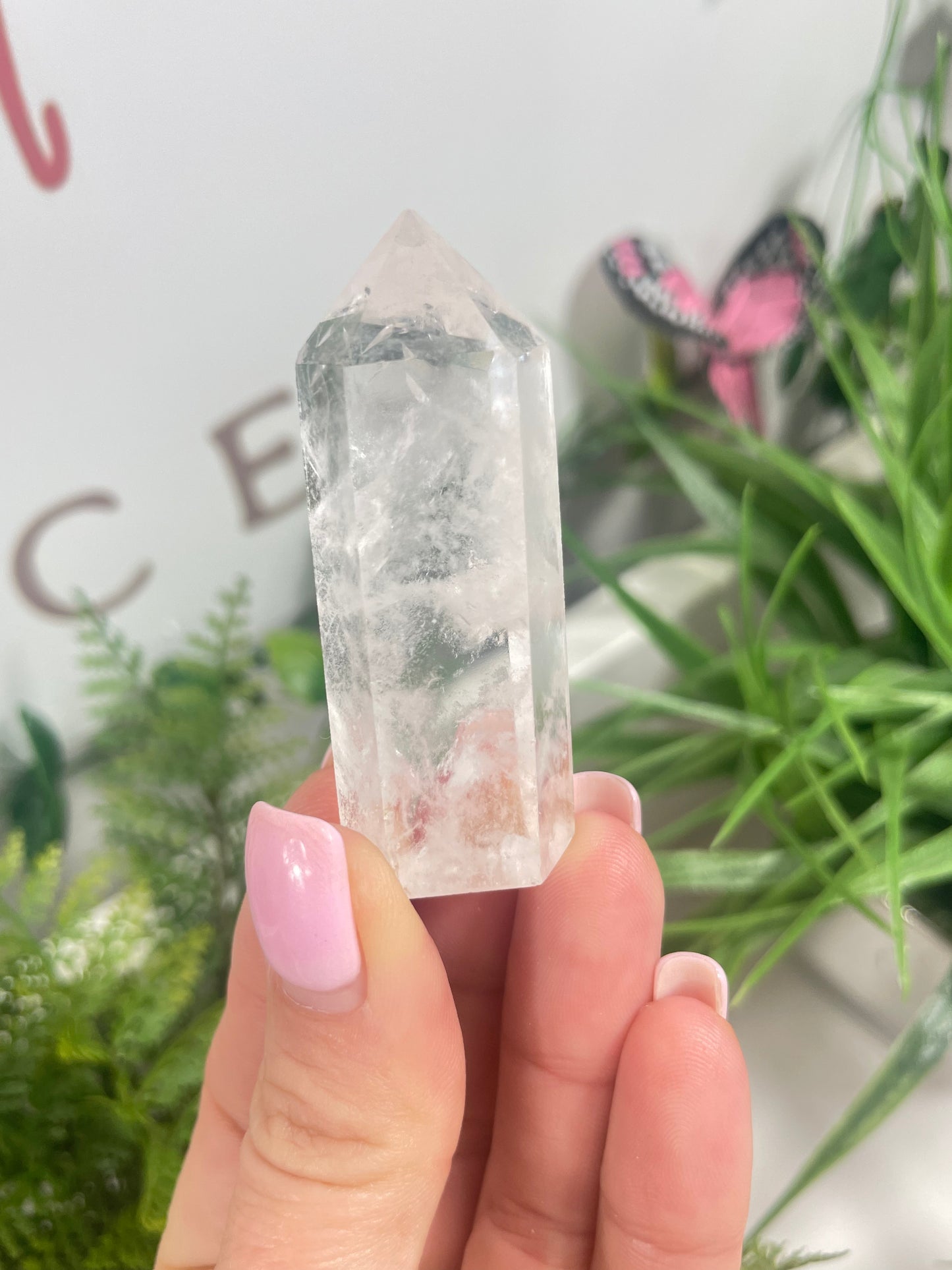 Small clear Quartz towers