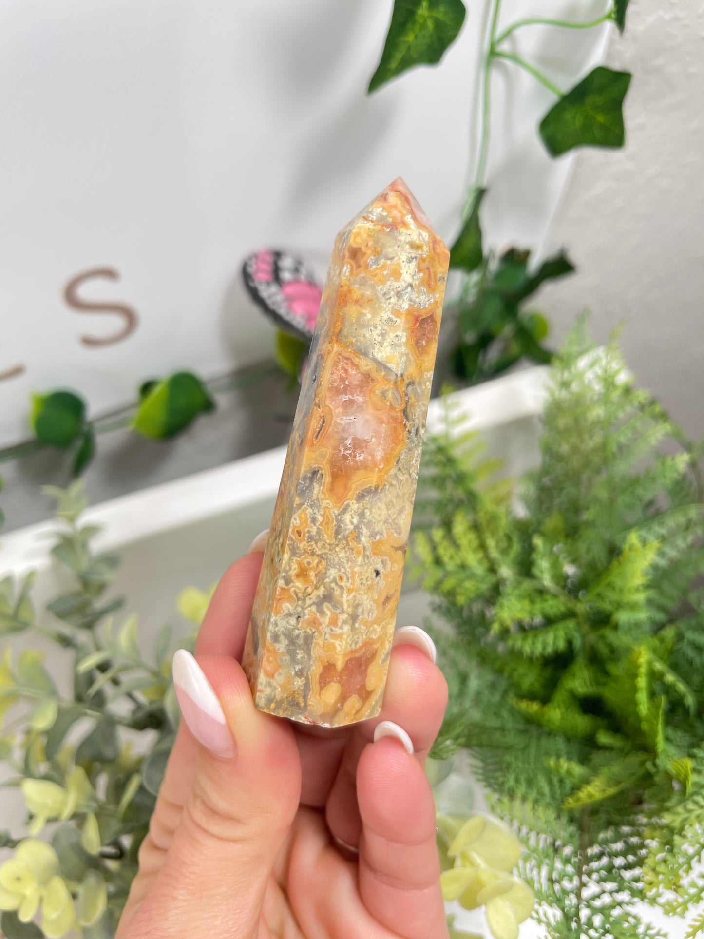 Crazy lace agate towers