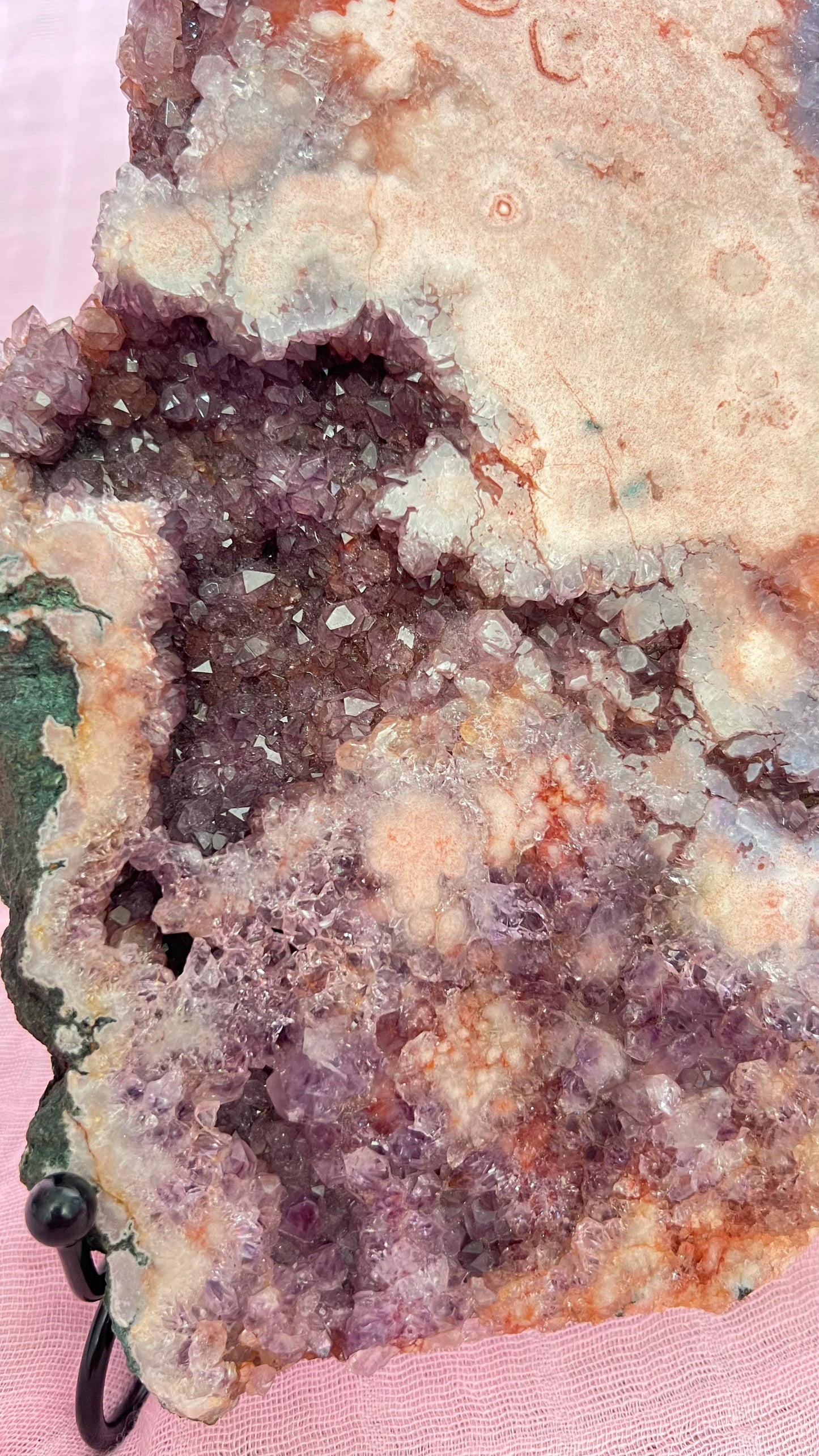 XXXL Pink amethyst slab